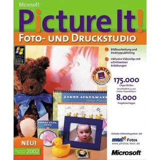 Microsoft Picture It! 2002 Foto- und Druckstudio