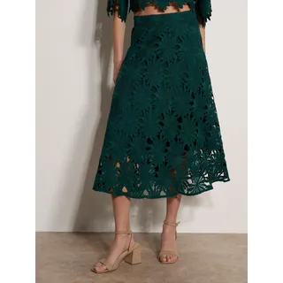 Apricot Midi-Rock Damen Floral Grün 42