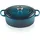 29 cm oval deep teal