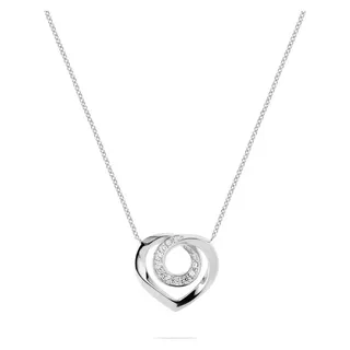 JETTE Silberkette JETTE Damen-Kette 925er Silber, recycelt Zirkonia, TWISTED HEART silberfarben