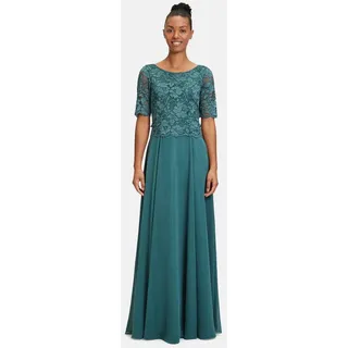 Vera Mont Abendkleid Maxi Spitze Grün 50