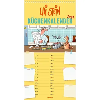 Lappan Verlag Uli Stein Küchenkalender 2027: Monatskalender für die Wand
