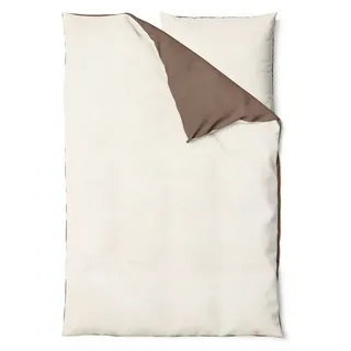 One Home Bettwäsche Winter Cashmere Touch Unifarben, Fleece, 4 teilig, flauschig warmes Teddy Plüsch, Wende Normalgröße