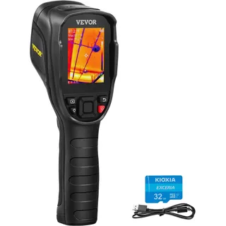 Vevor Wärmebildkamera 240x180 IR-Auflösung Infrarotkamera Thermometer 40mK Thermografie Kamera -20-350°C Thermokamera Fehlersuche in HLK-Anlagen Identifizierung von Luftlecks