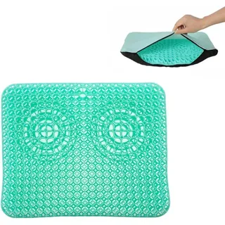 Gel-sitzkissen, Anti-dekubitus-kissen, Sitzkissen Mit Rutschfestem Bezug – Druckentlastender Sitzbezug Für Stühle – Crezuo
