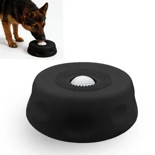 SoDentist Hundenapf für Flüssige Groß Hund Slow Feeder für Hund Dog Lick Bowl Hundenapf mit Rutschfester Unterseite Silikon Slow Feeder 3/4 Tasse Joghurt Leck Hundespielzeug (Schwarz)