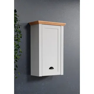 Home affaire Hängeschrank Badschrank mit Muschelgriff im Landhaus-Look - (B/T/H) 46/24/73 cm grau