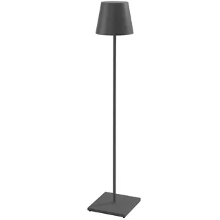 Zafferano Akku Tischleuchte Poldina Pro 1500 mm Dark Gray