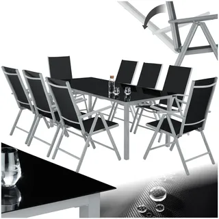 Tectake Pompeii Set 8-tlg. Silber