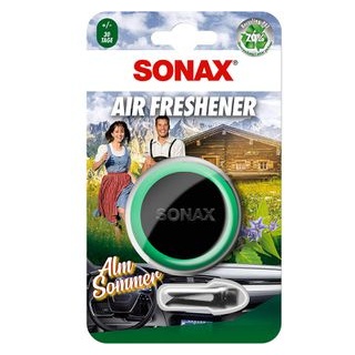 Sonax Autoduft Air Freshener 03620410, mit Clip, für Lüftungsschlitz, AlmSommer