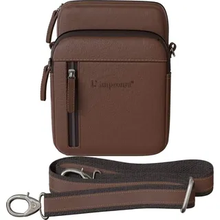 BEZLIT 30639 Schultertasche Leder Testa di Moro