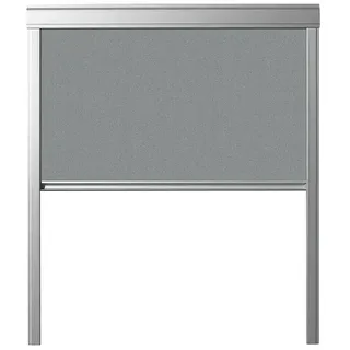 Verdunkelungsrollo DUA  (Grau, 78 x 118 cm, Passend für: Dachfenster 78 x 118 cm von Solid Elements, VELUX®, FAKRO®)
