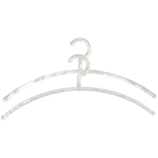 Trendline Kleiderbügel Bubbles Kunststoff transparent 2 St.