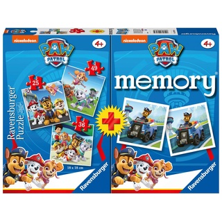 Ravensburger 20823 Multipack Paw Patrol, Puzzle und Spiel für Kinder, empfohlenes Alter 4+