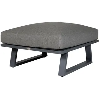 Diamond Garden Nora Modul-Lounge Hocker Aluminium grau/weiß