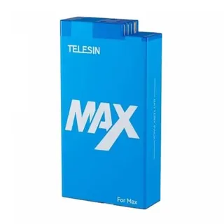 Telesin Akku kompatibel mit GoPro MAX (GP-BTR-MAX) 1600 mAh aus feuerfestes ABS
