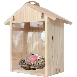 Dous -Vogelhäuschen, Vogelhäuschen, Vogelhaus Mit Saugnapf, Wildvogelbeobachtung, Nistkasten, Unterstand, Heimfenster, Eichhörnchensicheres Vogelhäuschen, Natur, Vogel Durch Das Fenster Sehen