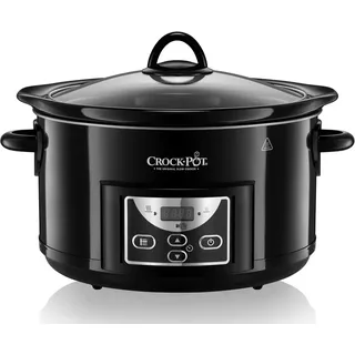 Crockpot SCCR507 SlowCooker 4.7L zwart, Dampfgarer + Reiskocher, Schwarz