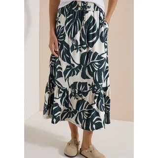 Cecil Maxirock Damen Floral Grün 42