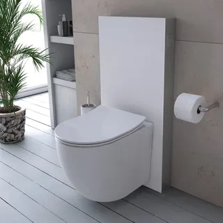Primaster Vorwandelement Wand WC inkl. Spülkasten 100 x 48,5 cm Weiß