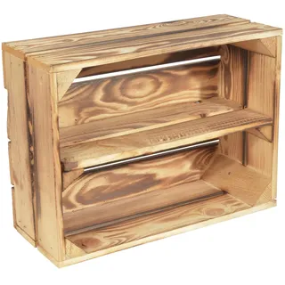CHICCIE Gewürzregal Würzifix - Holzregal hell geflammt (Langes Regal)