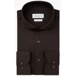 Profuomo Langarmhemd braun 40