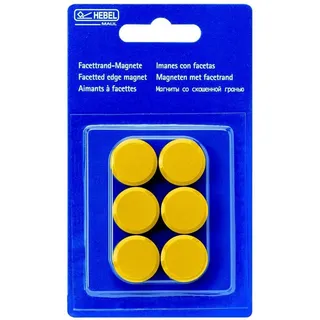 Maul Facetterand-Magnet MAULpro Ø 20 mm, 0,3 kg, 6 St.