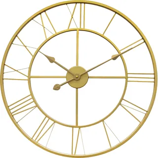 technoline WT1618 Quarz- Wanduhr Ø=60cm, gold