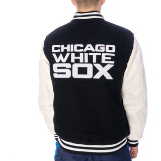 New Era Collegejacke Jacke New Era MLB Wordmark Chicago White Sox (1-St) schwarz L