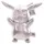 25 cm silber