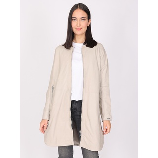 Maze Damen, Ledermantel 4202040 Greige 3XL / 3XL