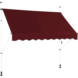 Costway Klemmmarkise 250 cm beige