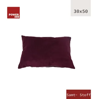 POWER INN® Kissenbezug Samtstoff | 30x50cm | Lila
