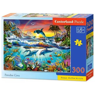Castorland Puzzle Puzzle Paradiesbucht 300 Teile, Puzzleteile