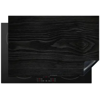 onlywow Herdabdeckplatte 78 x 52 cm Schwarz