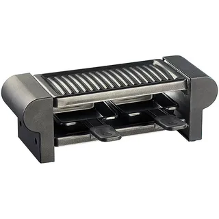 Rosenstein & Söhne Raclette für 4 Personen mit Grillaufsatz und heißem Stein 350 Watt