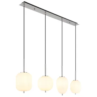 GLOBO Blacky I 4-flg. 19 cm rund silber