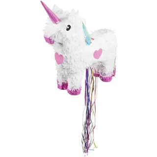 Boland - Pinata Einhorn, 47 x 39 x 13 cm | Dekoration und Partyspiel für Geburtstag, Karneval und Märchen Mottoparty