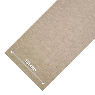 OLIVO.shop Rutschfester Küchenläufer, waschbar, Läufer für Küche und Flur, einfarbig, Rattan-Effekt, Meterware, Küchenläufer, Rolle Reflex (Beige, 50 x 150 cm)