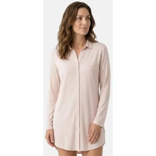 Hanro Nachthemd Cotton Deluxe (1-tlg) Nachthemd - Baumwolle - Angenehm auf der Haut, Raffinierte Details rosa XS