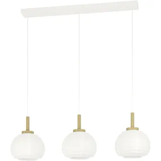 EGLO SUMMERHILL 3-flg. E27 23 cm rund/braun/weiß