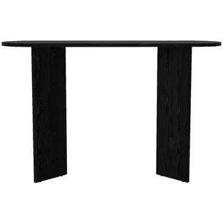 vente-unique Topania Konsolentisch 120 x 35 x 74 cm Schwarz