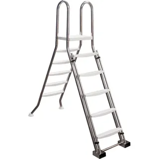 Waterman Sicherheits-Poolleiter Edelstahl silber 150 cm
