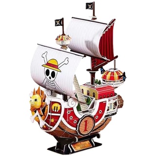 Xinchangda 3D Puzzle Schiffsmodell, Anime Merry Go/Thousand Sunny/Polar Tang Paper Model Kit Schiffsmodell Set Piratenschiff