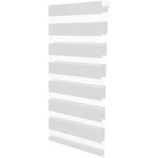 Idmarket - Rollo Zebra Tag Nacht 60 x 230 cm weiß