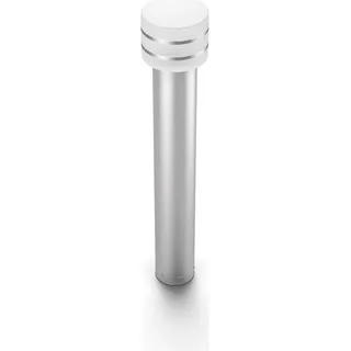 Philips Hue White Tuar Wegeleuchte, Intelligente Sockel-/Pfostenbeleuchtung, Bluetooth/Zigbee, Edelstahl, LED, Aluminium, E27 - Silber