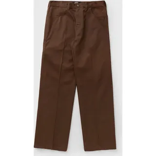 UNION LOOSE STRAIGHT TWILL PANT - brown - L