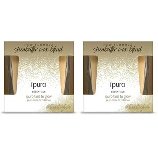 ipuro Essentials Duftkerze TIME TO GLOW 125 g - Duftkerze im Glas orientalisch mit Tonkabohne & Kaschmirholz Duft - Raumduft Kerze Brenndauer 23h - Duftkerze langanhaltend für Wohnung, Wohnzimmer