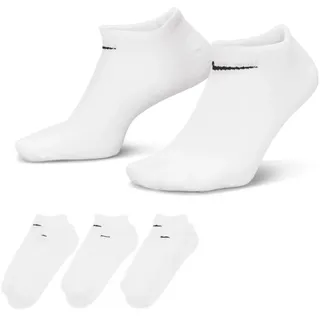 Nike Everyday Lightweight No-Show-Trainingssocken White/Black 38-42
