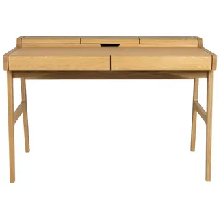 ZUIVER Schreibtisch Holz, Natural - Kaat Eiche